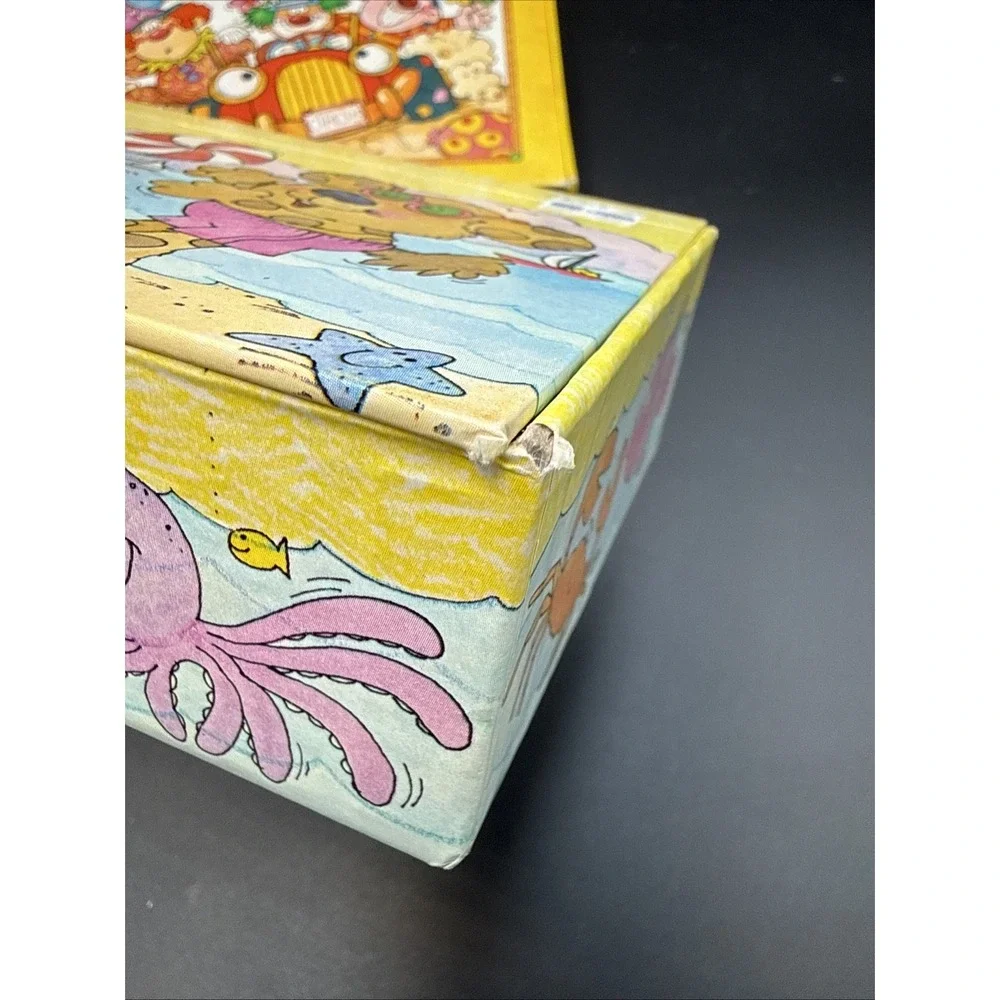 2 VTG Pencil Box General Box Co 1980 / 90s Clown Car Beach